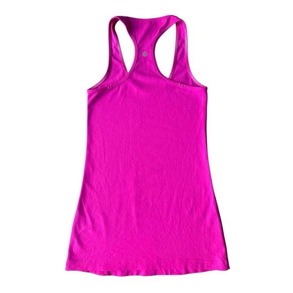 Lululemon Cool Racerback In Raspberry Glo Light Size 4 - Picture 4 of 8